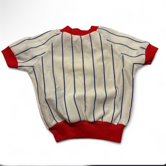 1960 Vintage Toddler Walt Disney Mickey & Goofy Baseball Top Jersey 18M Tee - Picture 2 of 5